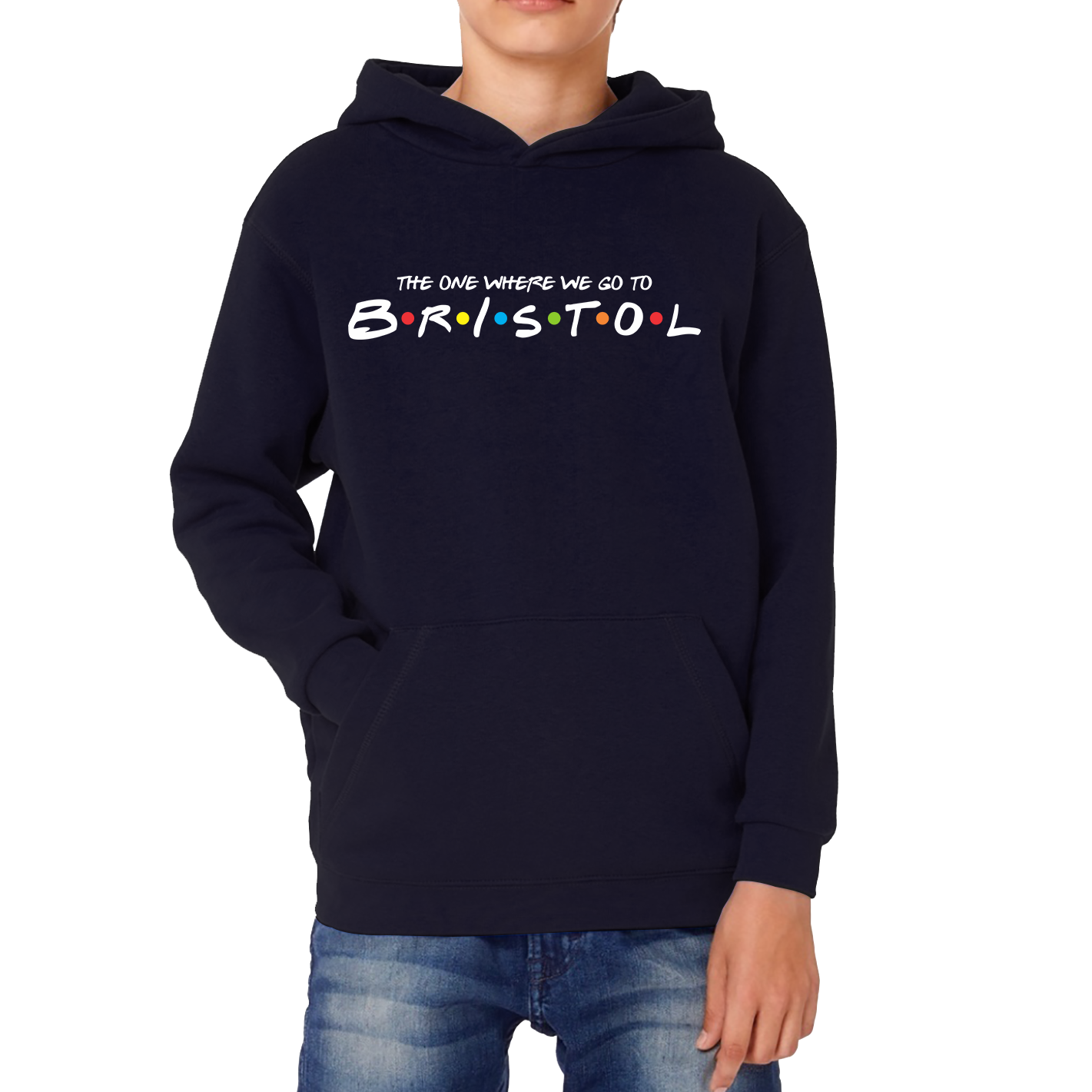 The One Where We Go To Bristol Inspired By Friends Spoof City In England Kids Hoodie