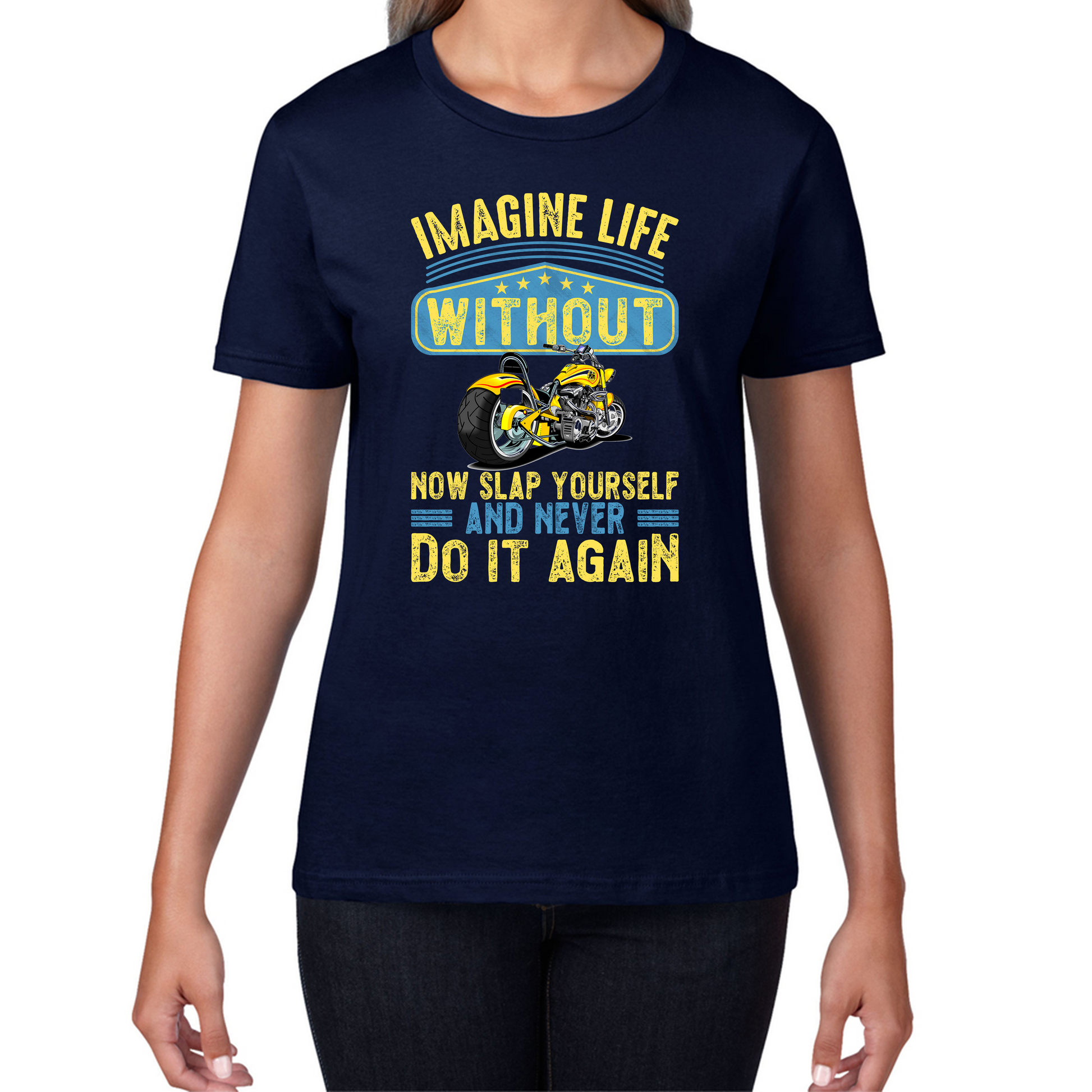 Imagine Life Without Motorbikes T Shirt