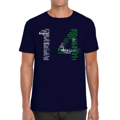 14th August Pakistan Independence Day Patriotism Pakistani Flag Independence Day Mens Tee Top