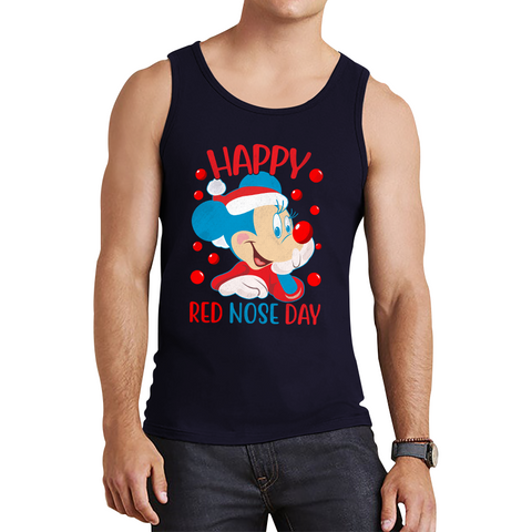 Happy Red Nose Day Mickey Mouse Red Nose Day Minnie Mickey Mouse Comic Relief Disneyland Cartoon Lover Tank Top