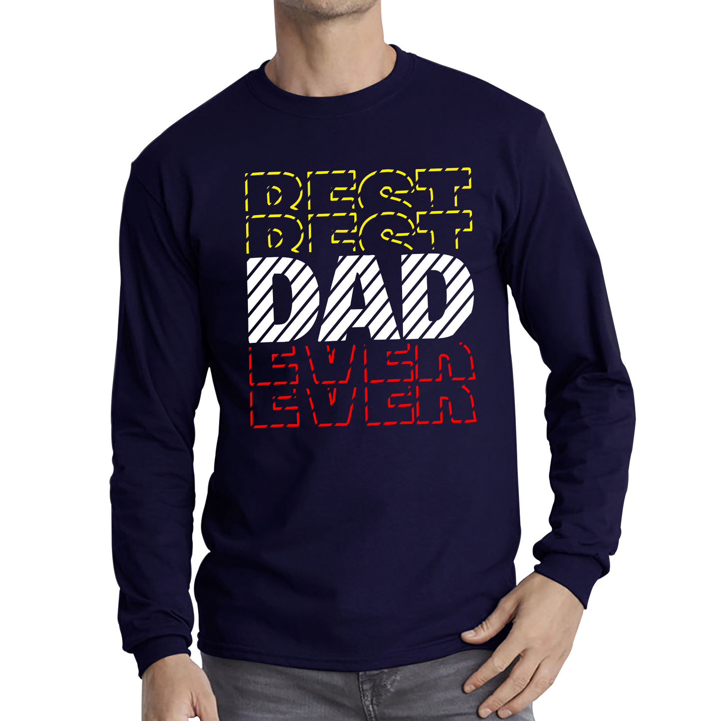 Best Dad Ever Coolest Dad Father's day Gift Long Sleeve T Shirt