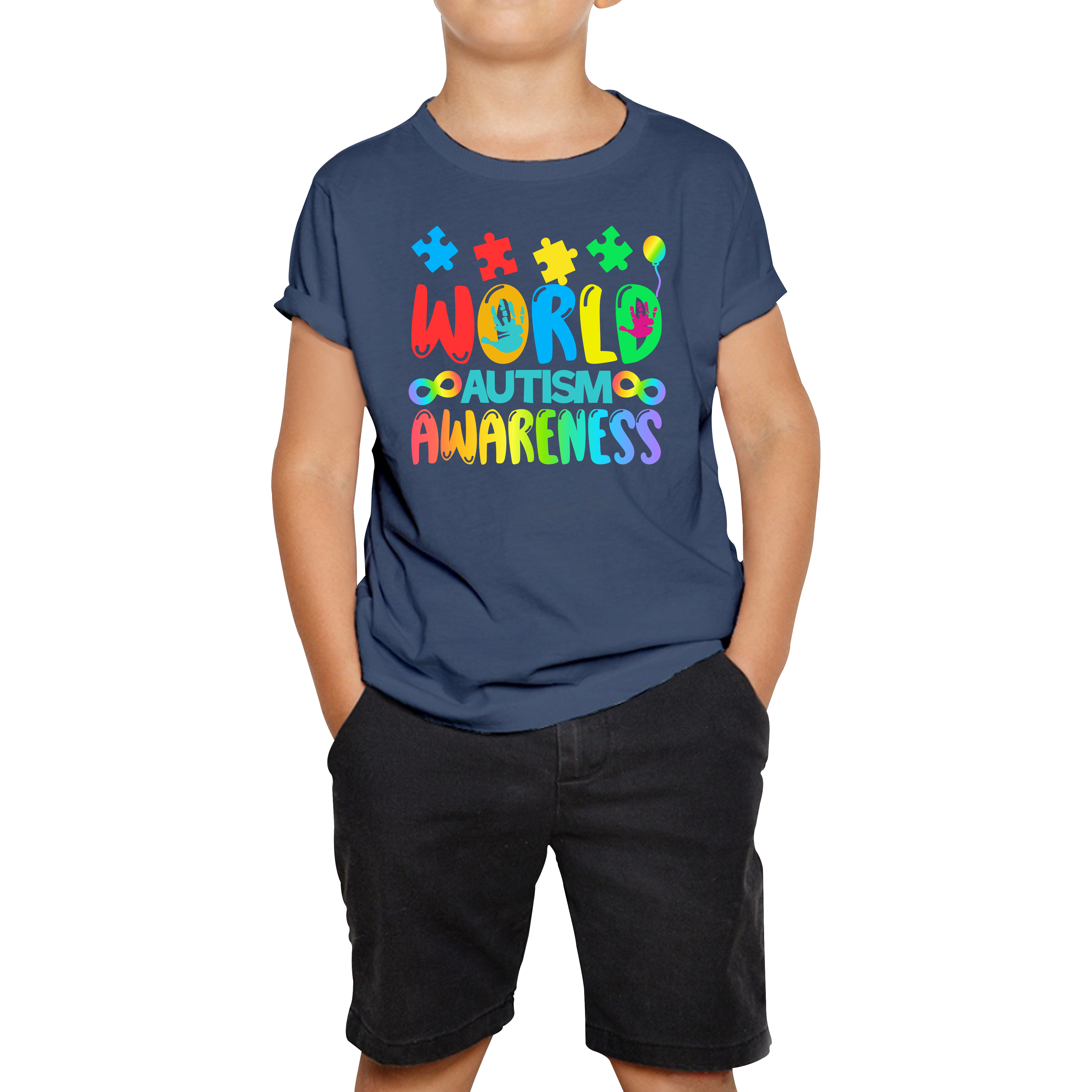 World Autism Awareness Day Kids T Shirt