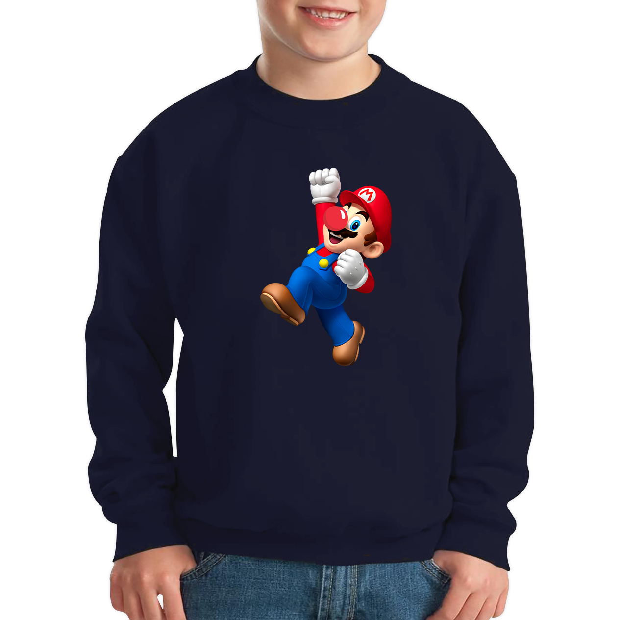 Super Mario Bros Red Nose Day Sweatshirt