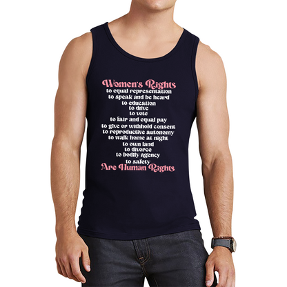 Women's Rights Are Human Rights Feminist Equality Feminism Girl Power Fundamental Rights Tank Top