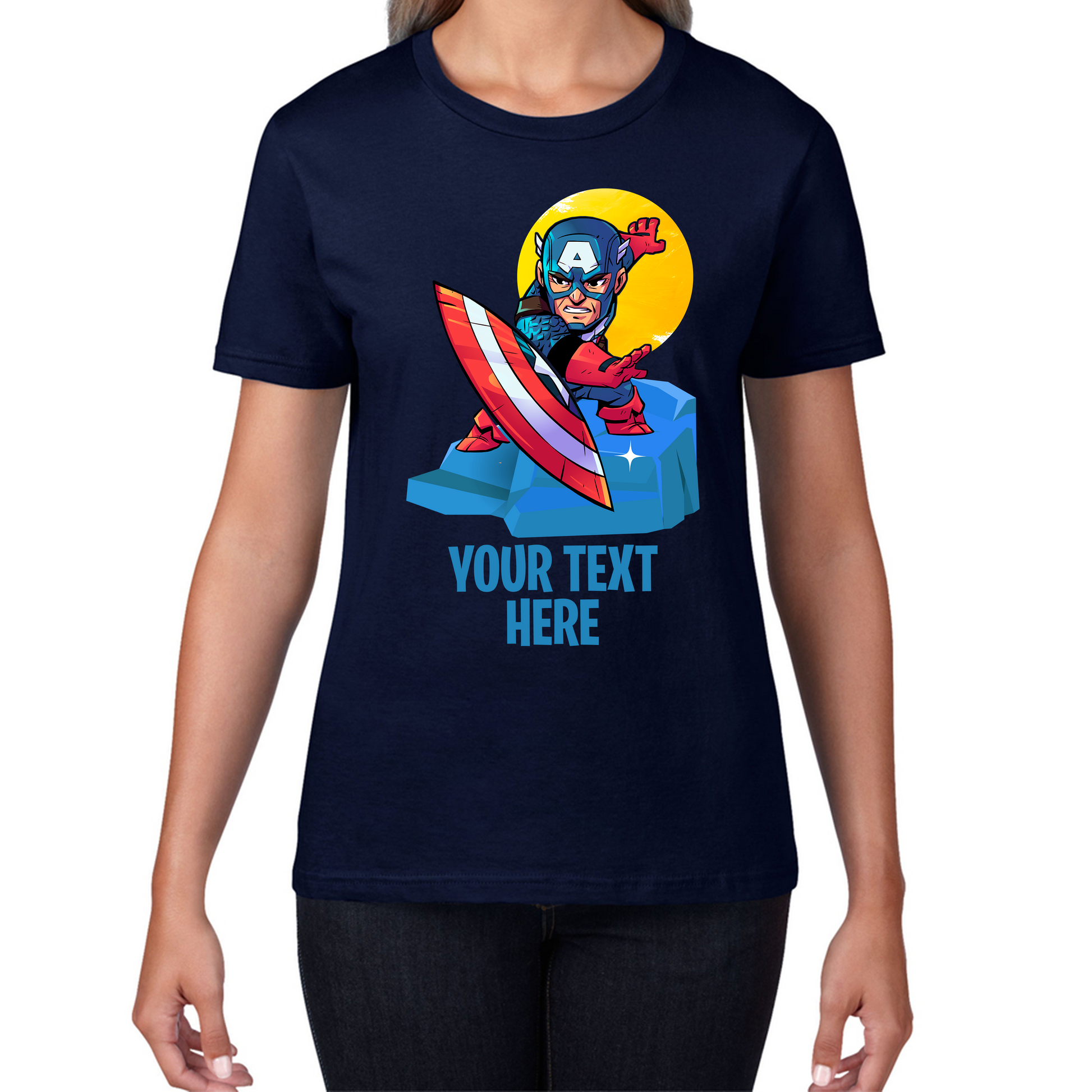 Personalised Captain America T Shirt