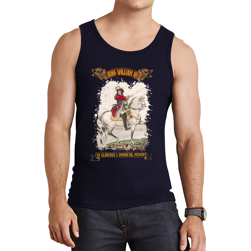 King William III In Glorious And Immortal Memory Tank Top