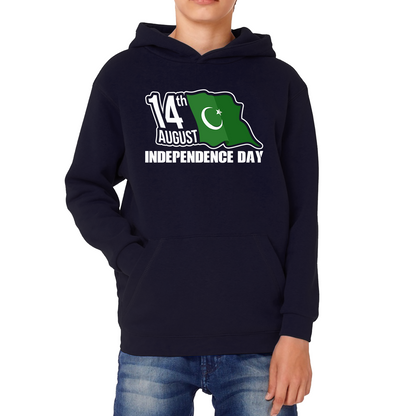  Pakistani Flag Patriotic Kids Hoodie