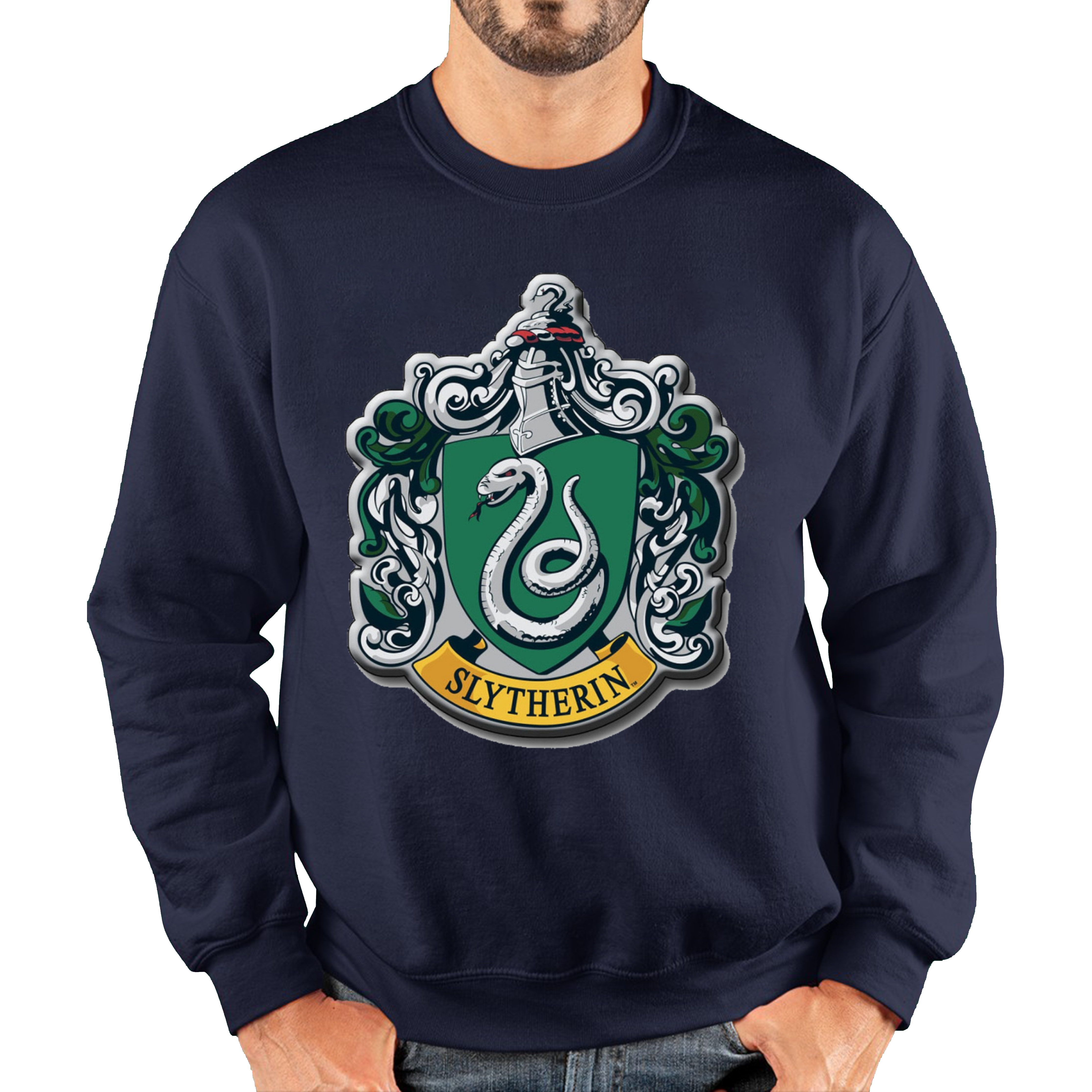 Slytherin Logo Harry Potter Hogwarts School Witchcraft Wizardry Adult Sweatshirt