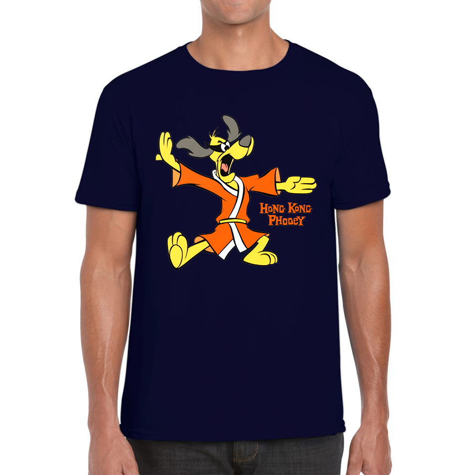 Hong Kong Phooey High Karate Animated TV Series Funny Cartoon Character Adult T Shirt