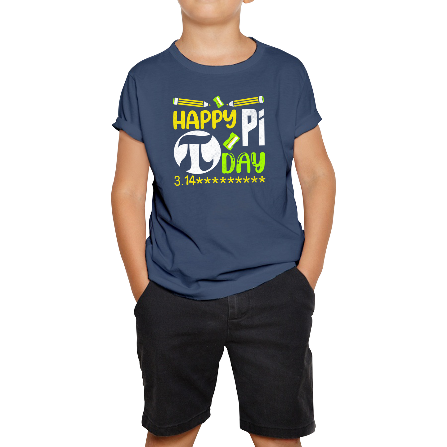 Happy Pi Day Math Pi Symbol Math Lover Numbers Day School Charity Day Mathematics Kids Tee
