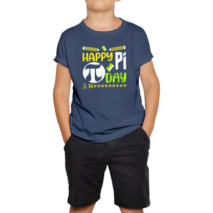 Happy Pi Day Math Pi Symbol Math Lover Numbers Day School Charity Day Mathematics Kids Tee