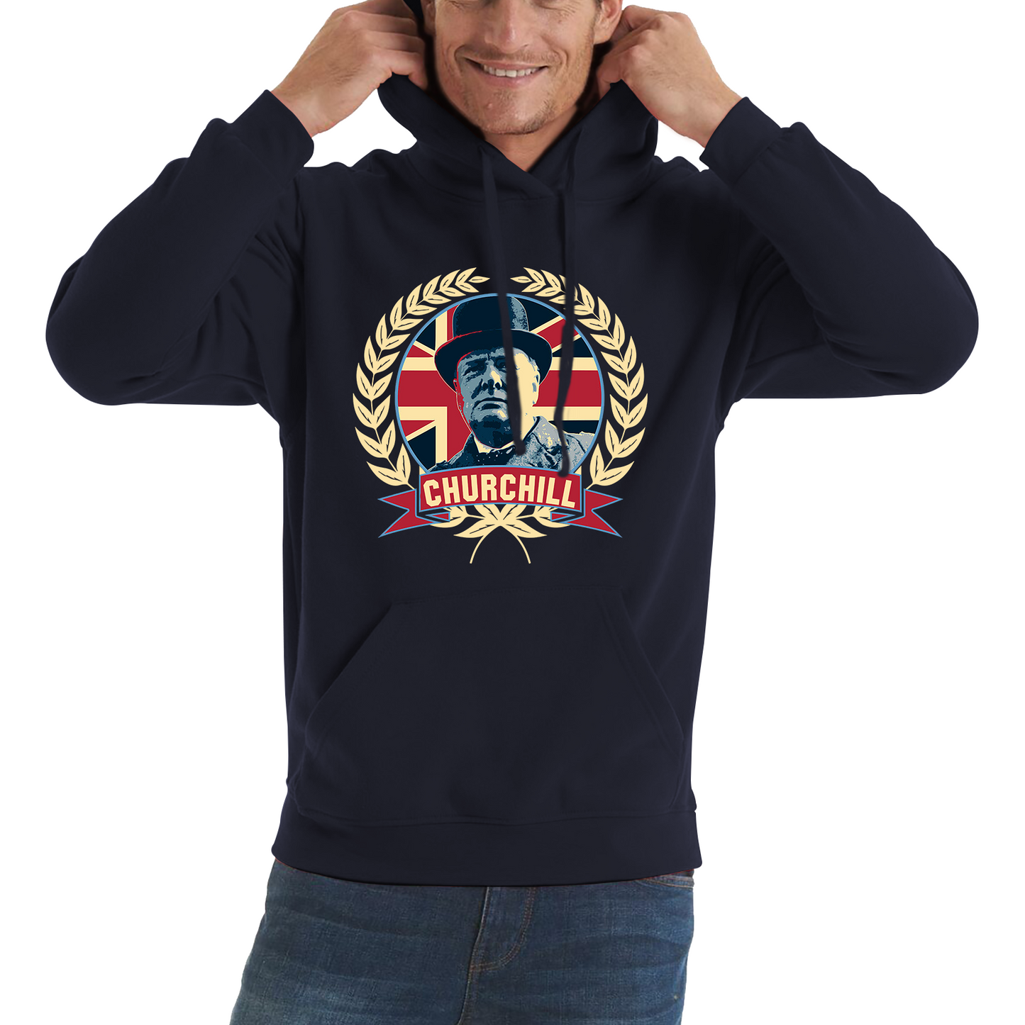 Sir Winston Churchill Prime Minister of the United Kingdom Hoodie