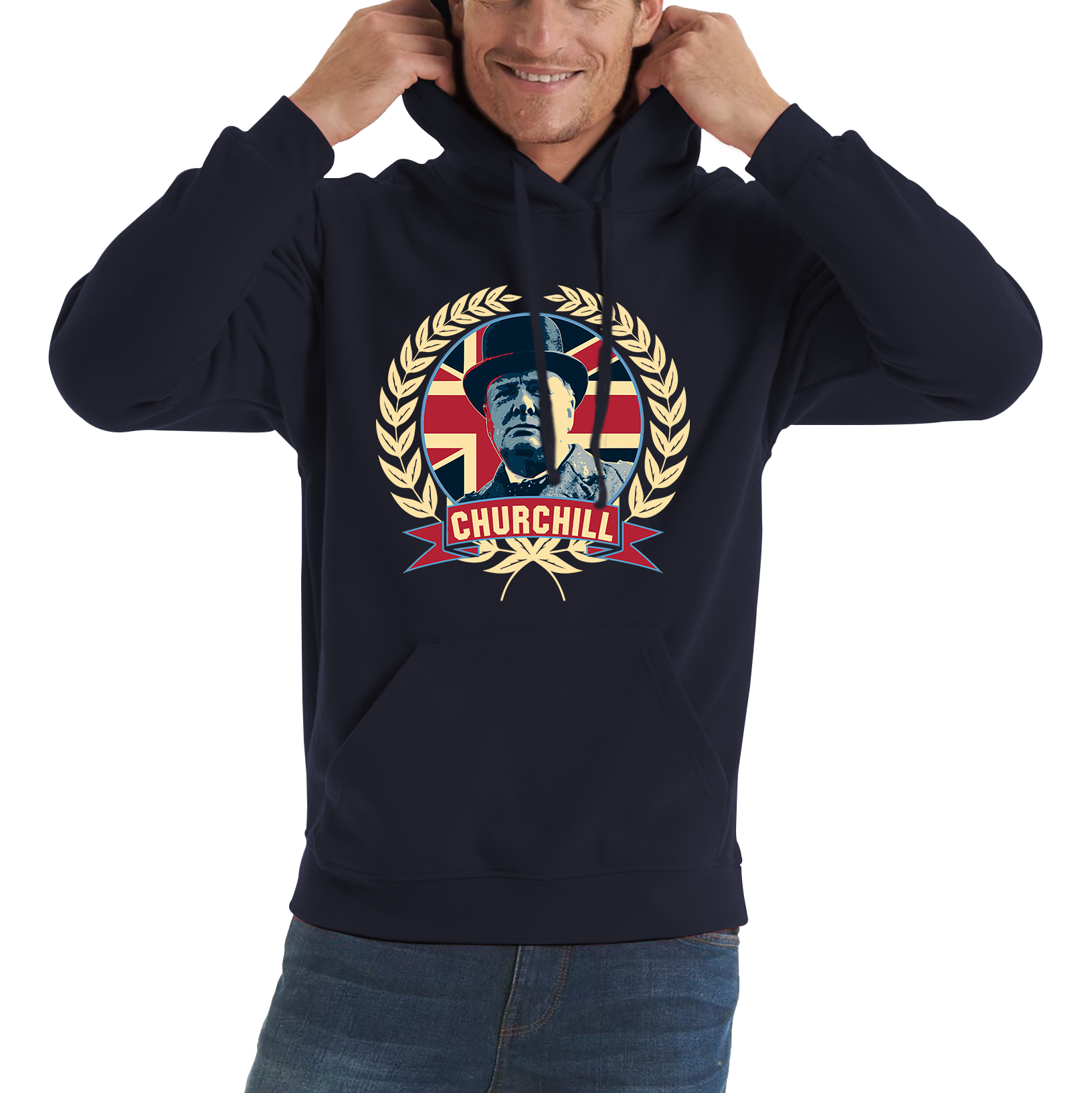 Sir Winston Churchill Prime Minister of the United Kingdom Hoodie