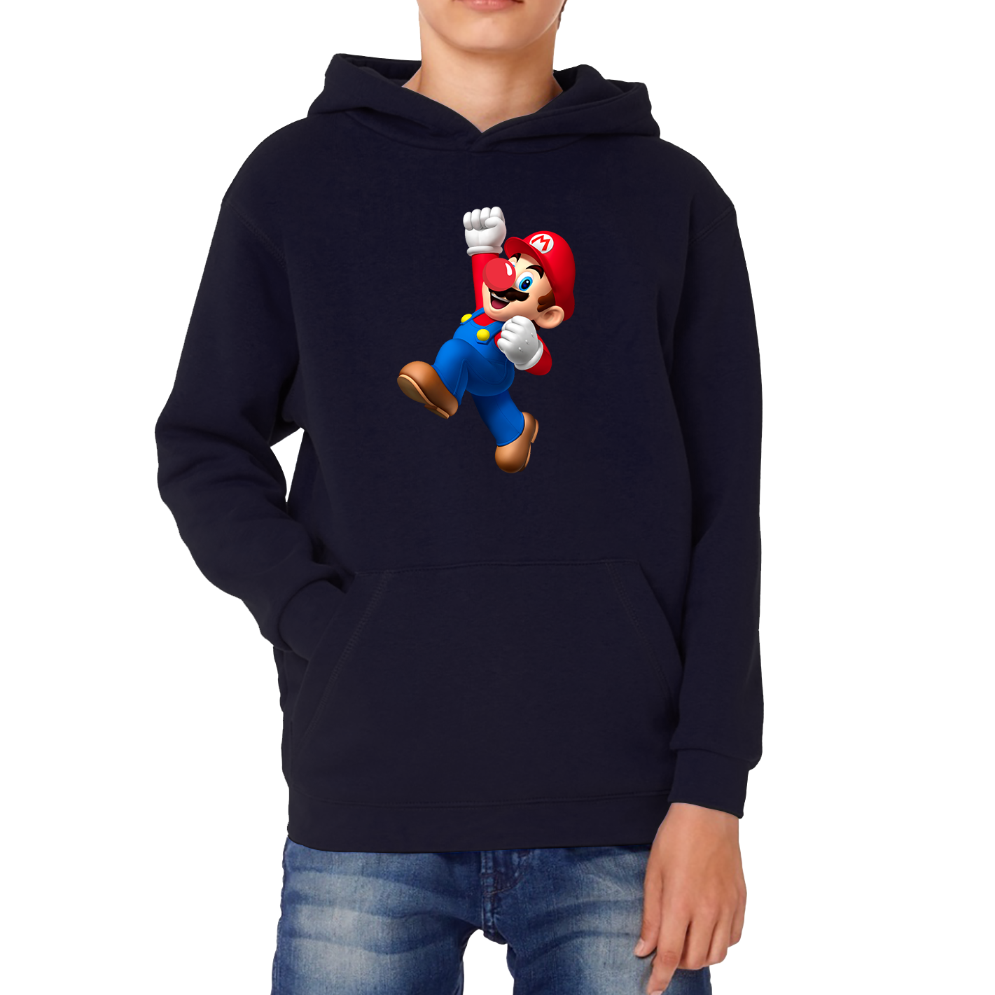 Super mario hoodie kids sales