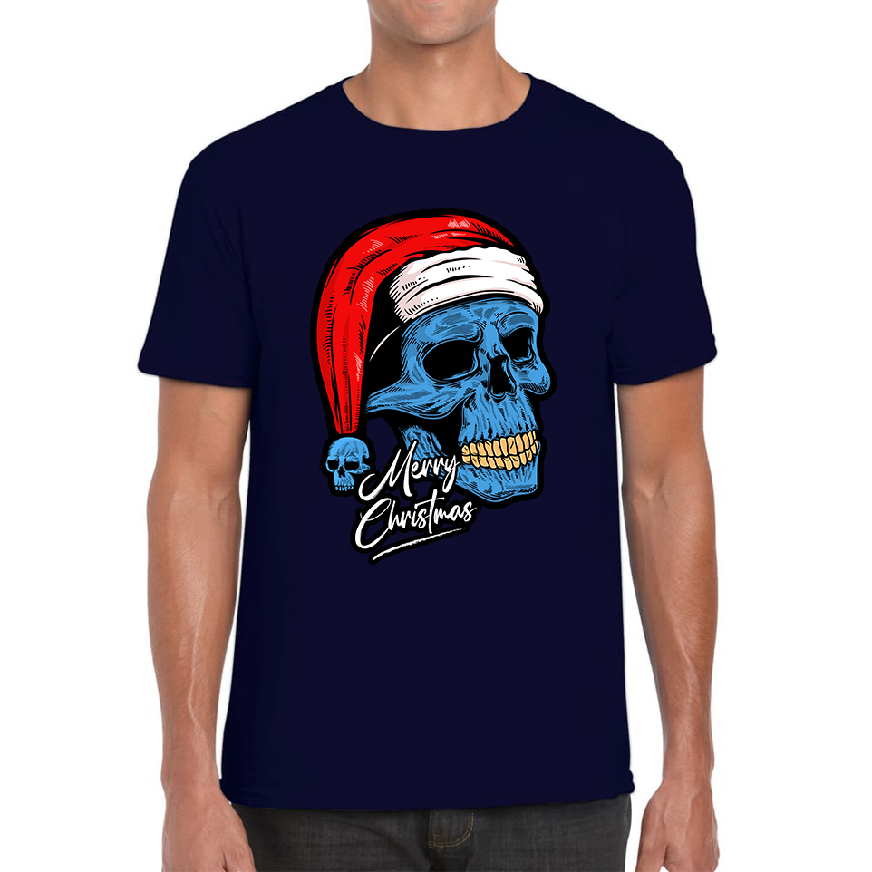 santa skull t shirt