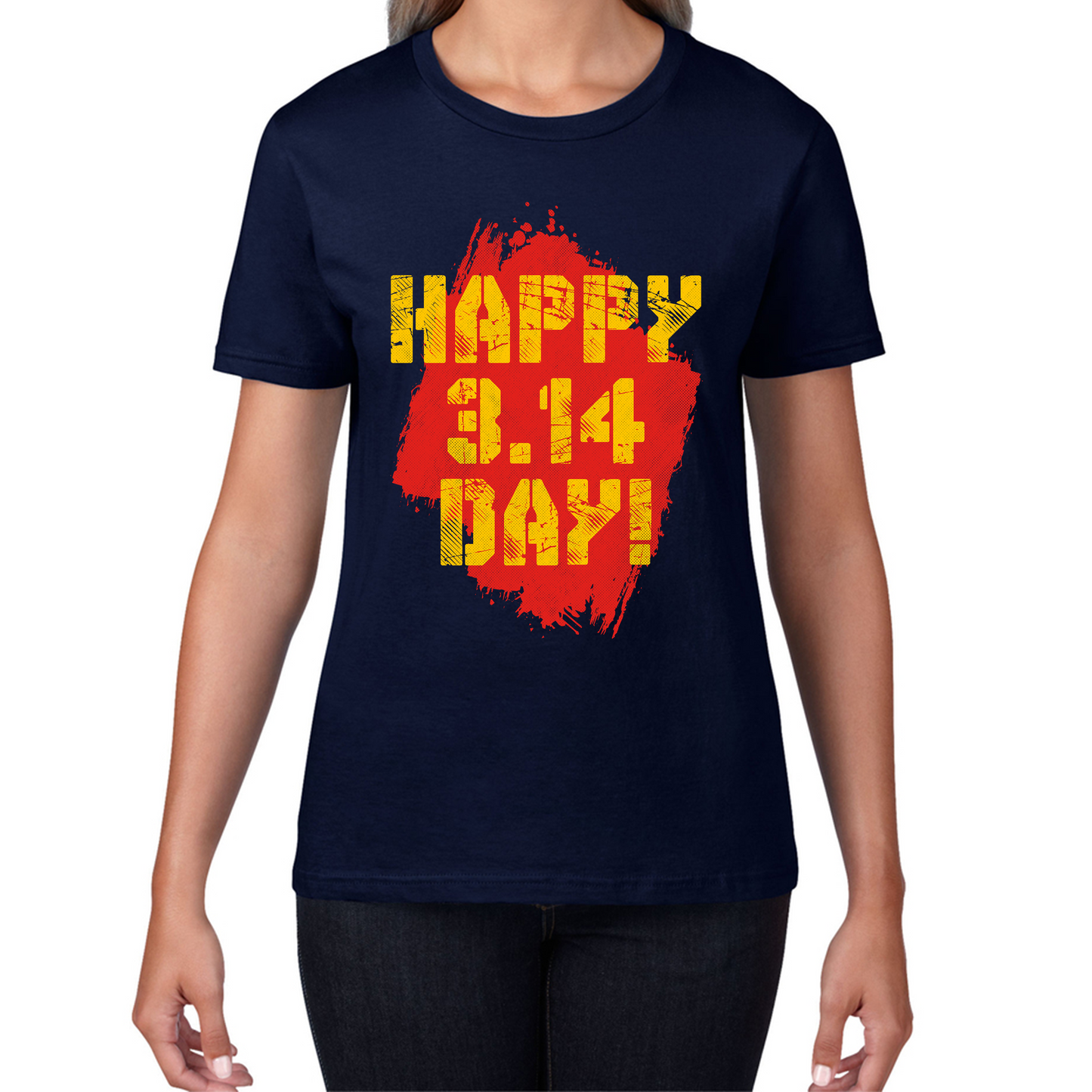 Happy Pi Day Happy 3.14 Day Maths Day World Book Day Math Teacher Mathematics Womens Tee Top