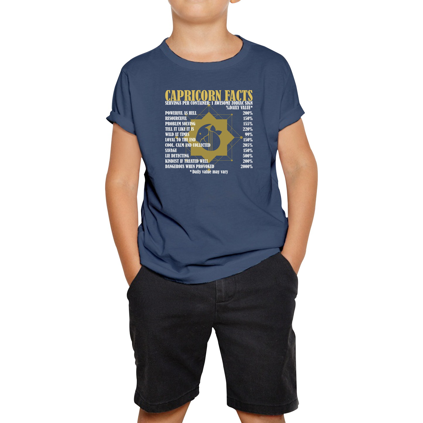 Capricorn Facts Horoscope Zodiac Astrological Sign Astrology Signs Birthday Present Kids Tee