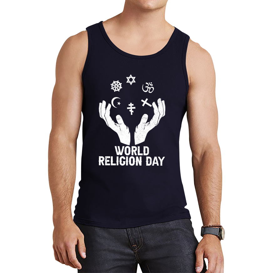 World Religion Day Religious Peace For Everyone Religious Love Religion Day Tank Top