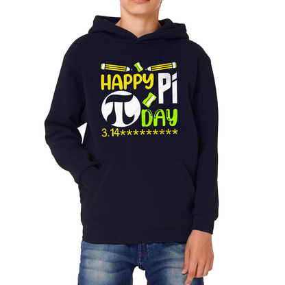 Happy Pi Day Math Pi Symbol Math Lover Numbers Day School Charity Day Mathematics Kids Hoodie