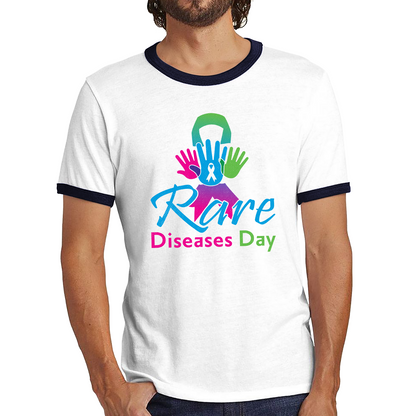 Rare Diseases Day Rare Diseases Awareness Rare Chronic Illness Ehlers-Danlos Syndrome Ringer T Shirt