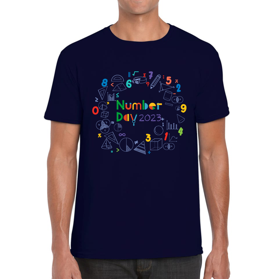 Numbers Day 2023 Maths Day Symbols School Charity Day Mathletics Mens Tee Top