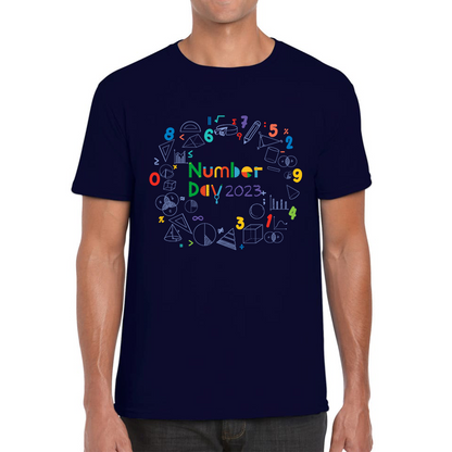 Numbers Day 2023 Maths Day Symbols School Charity Day Mathletics Mens Tee Top