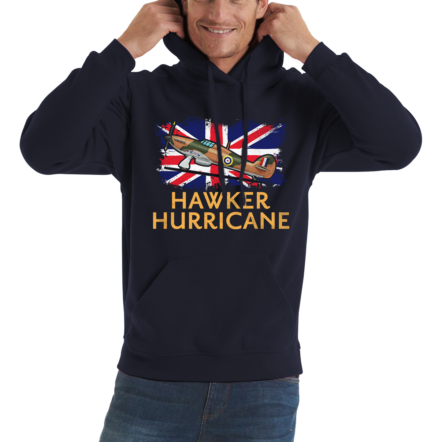 Hawker Hurricane British Veteran Air Force Hoodie