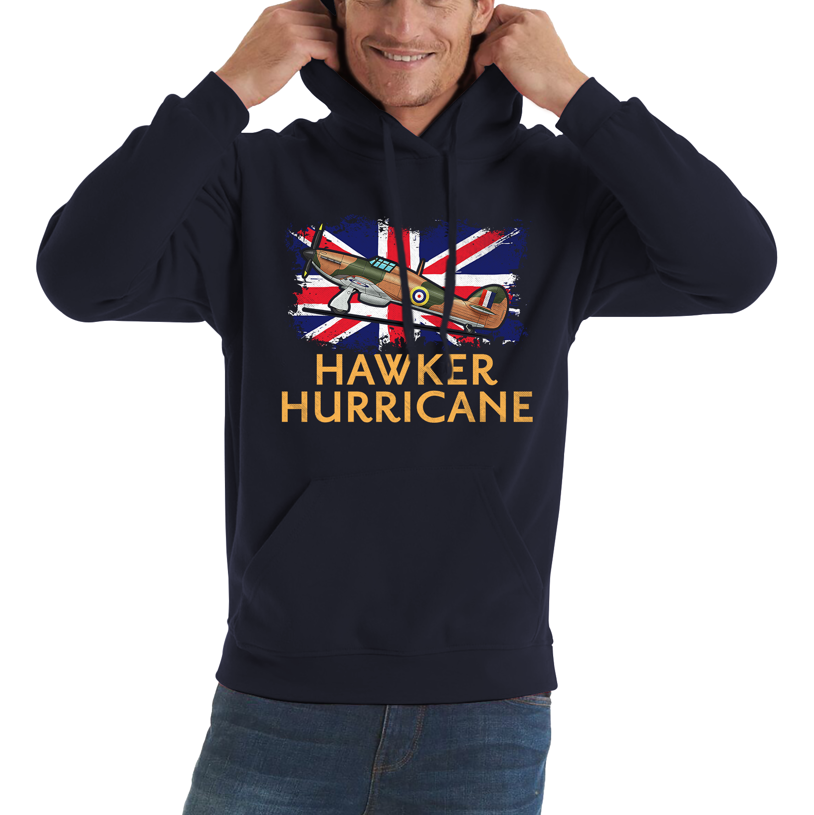 Hawker Hurricane British Veteran Air Force Hoodie
