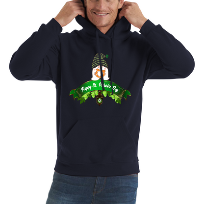 Happy St. Patrick's Day Leprechaun Gnome Irish Gnomes Lucky Gnomes Saint Patricks Day Unisex Hoodie
