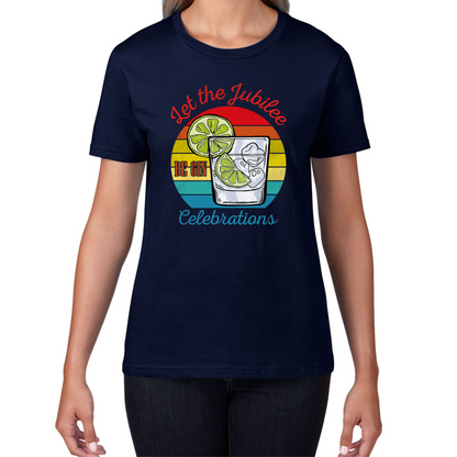 Let The Jubilee Be Gin Celebration Funny T Shirt