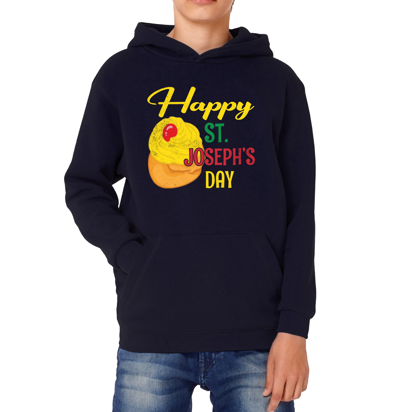 Happy St. Joseph's Day Saint Joseph Pray For Us Traditional Catholic Kids Hoodie