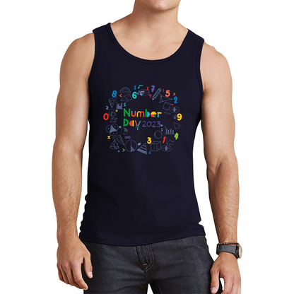 Numbers Day 2023 Maths Day Symbols School Charity Day Mathletics Tank Top