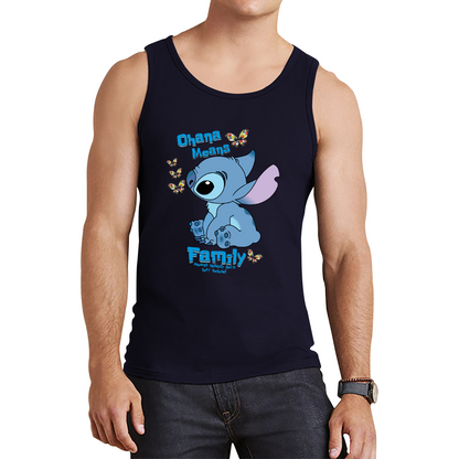 Ohana Means Family Lilo & Stitch Funny Comedy Family Cartoon Lovers Tank Top