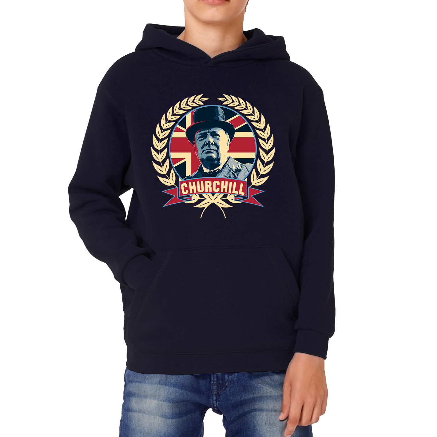 Sir Winston Churchill Prime Minister of the United Kingdom Hoodie