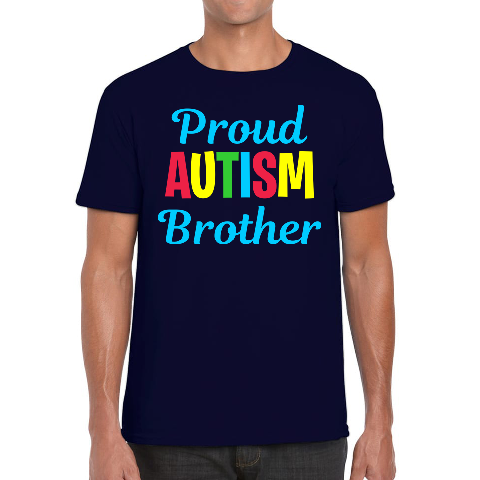 Proud Autism Brother Autism Awareness Adult T Shirt