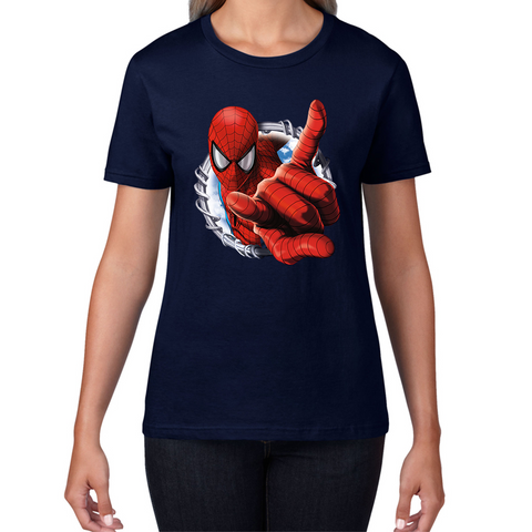 Spiderman Logo No Way Home Avengers Marvel Character Superhero Womens Tee Top