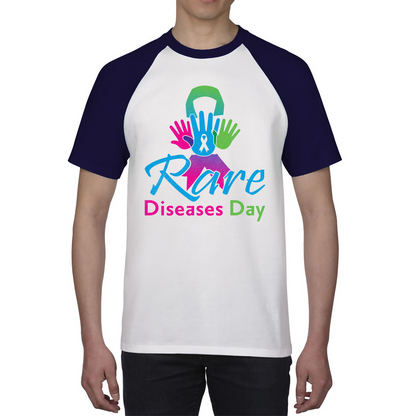 Rare Diseases Day Rare Diseases Awareness Rare Chronic Illness Ehlers-Danlos Syndrome Baseball T Shirt
