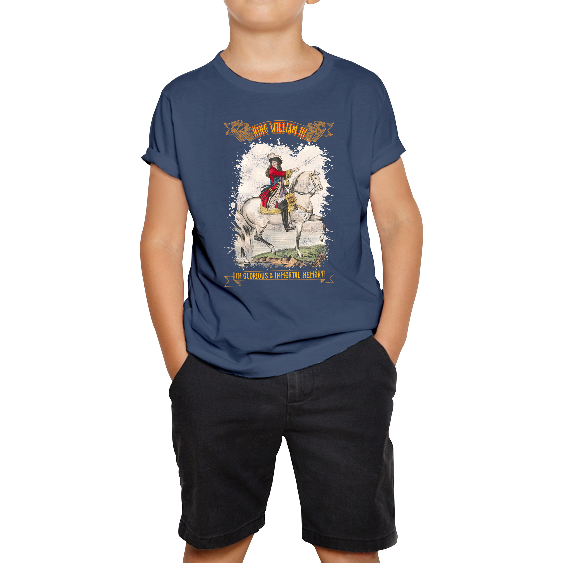 King William III In Glorious And Immortal Memory T Shirt