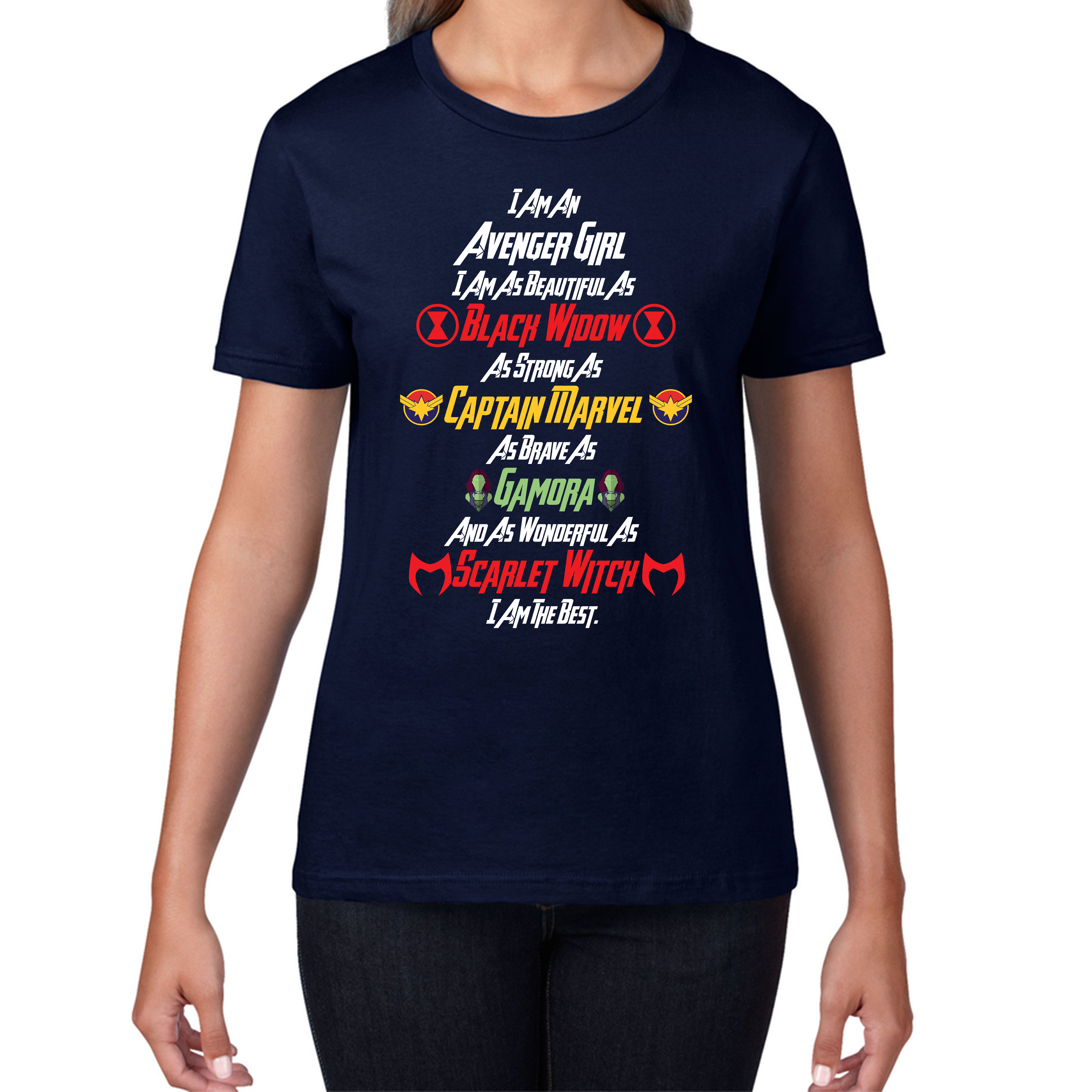 Captain marvel top girls shirt