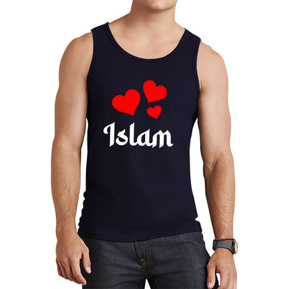 Islam Hearts Spiritual Islamic Religious Muslim Islam Religion Gift Tank Top