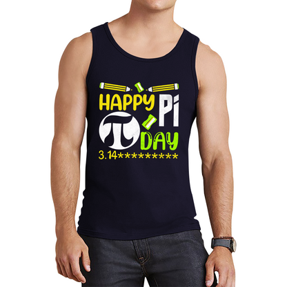 Happy Pi Day Math Pi Symbol Math Lover Numbers Day School Charity Day Mathematics Tank Top
