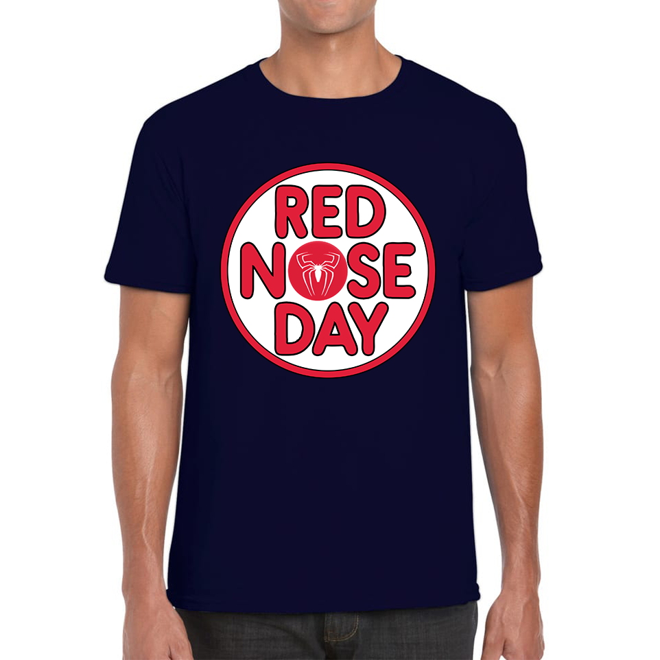 Spider Man Red Nose Day T Shirt