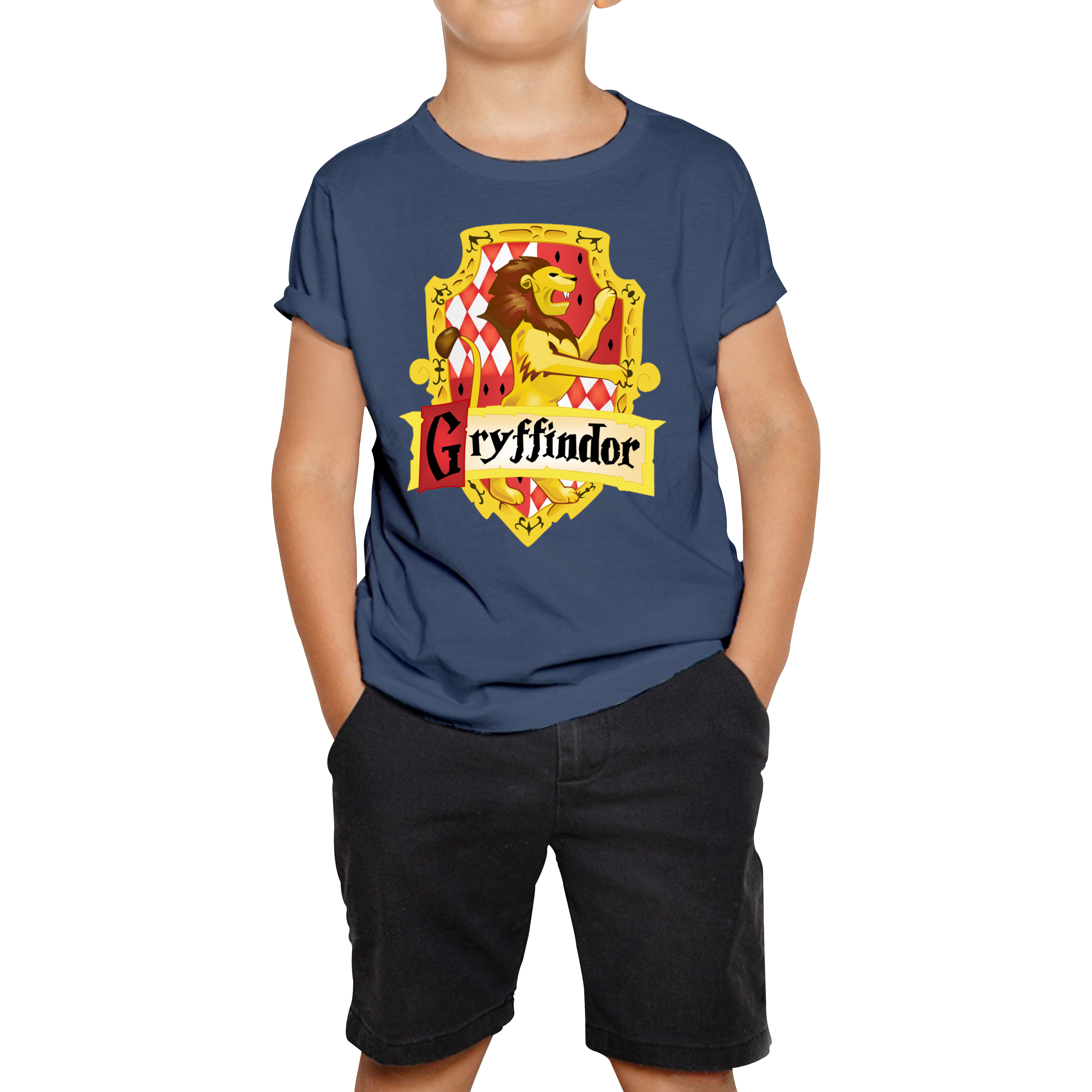 Gryffindor Logo Harry Potter Hogwarts School Witchcraft Wizardry Kids T Shirt