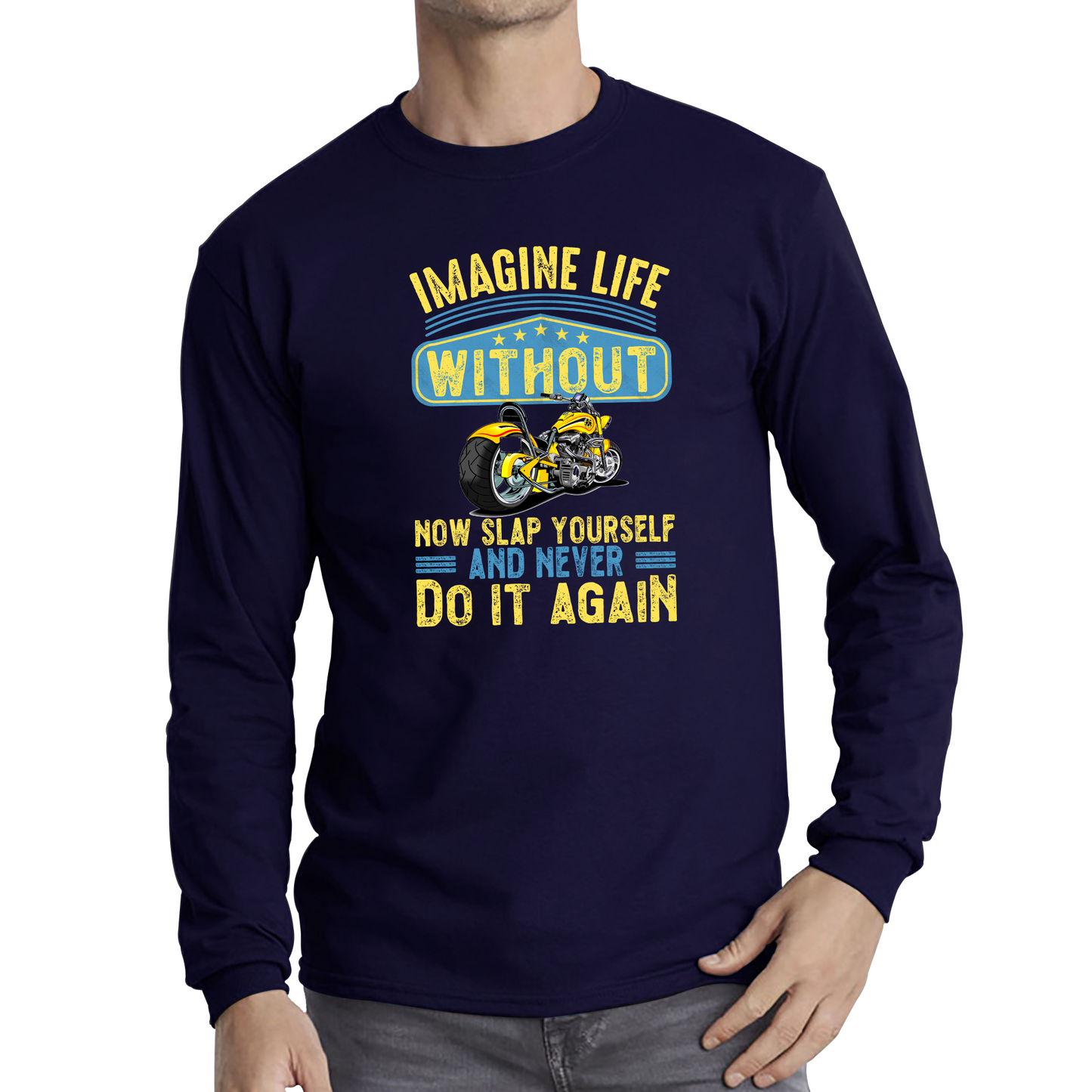 Imagine Life Without Motorbikes T Shirt