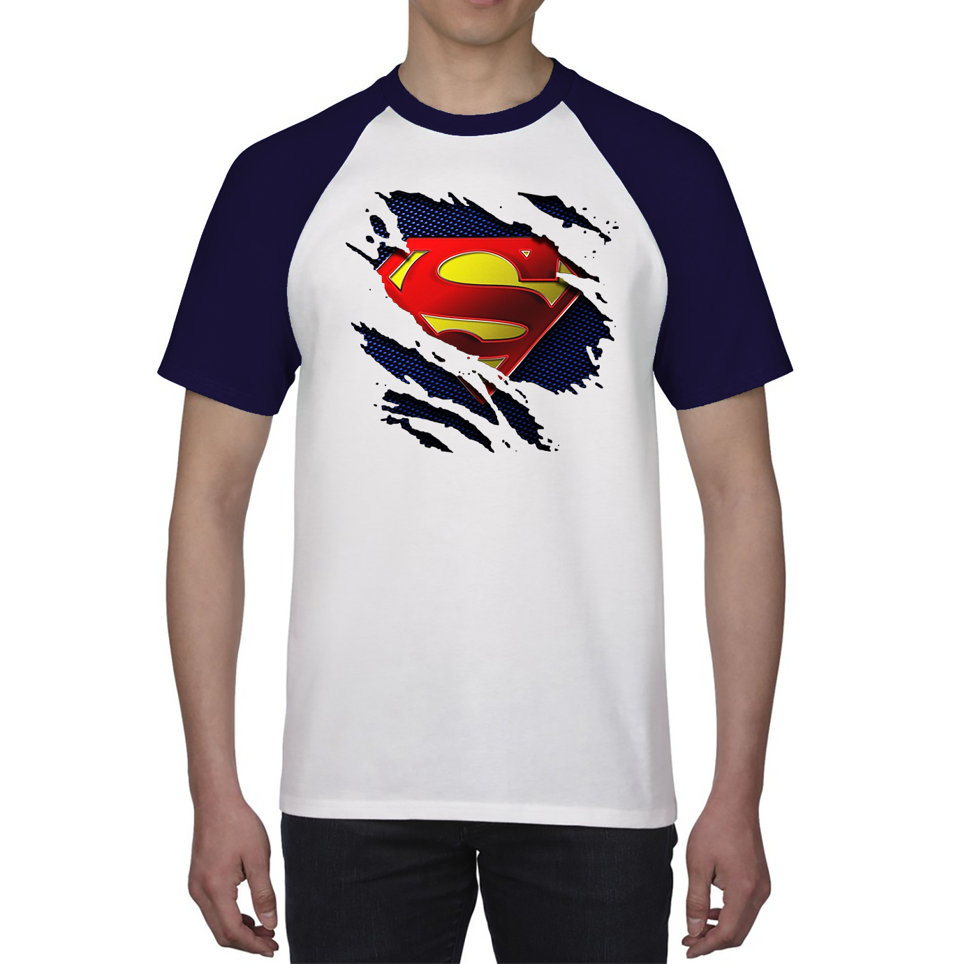 Superman Logo Shirt Zack Snyder's Justice League Dc Comics Superhero Baseball T Shirt