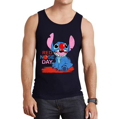 Ohana Disney Stitch Red Nose Day Tank Top