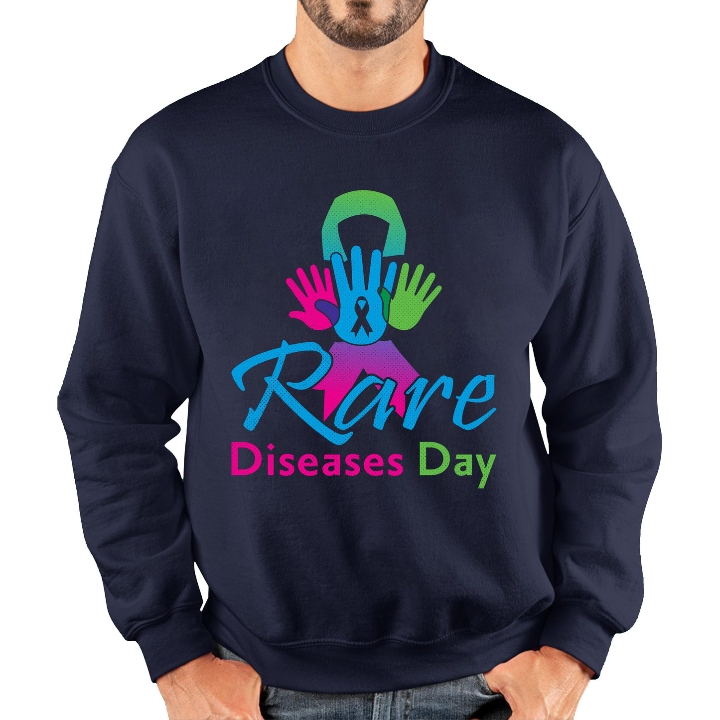 Rare Diseases Day Rare Diseases Awareness Rare Chronic Illness Ehlers-Danlos Syndrome Unisex Sweatshirt
