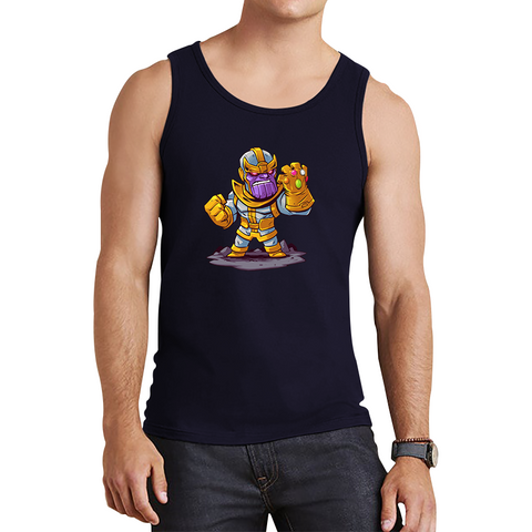 Thanos Mad Titan Cute Cartoon Vest Marvel Avengers Comic Thanos Tank Top