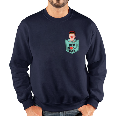 Hasbulla Magomedov Red Nose Day Comic Relief Adult Sweatshirt. 50% Goes To Charity