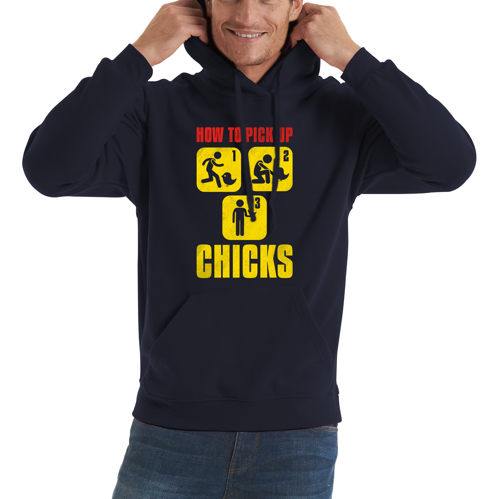 How To Pickup The Chicks Hoodie Funny Cute Birds Lovers Chicks Unisex Hoodie